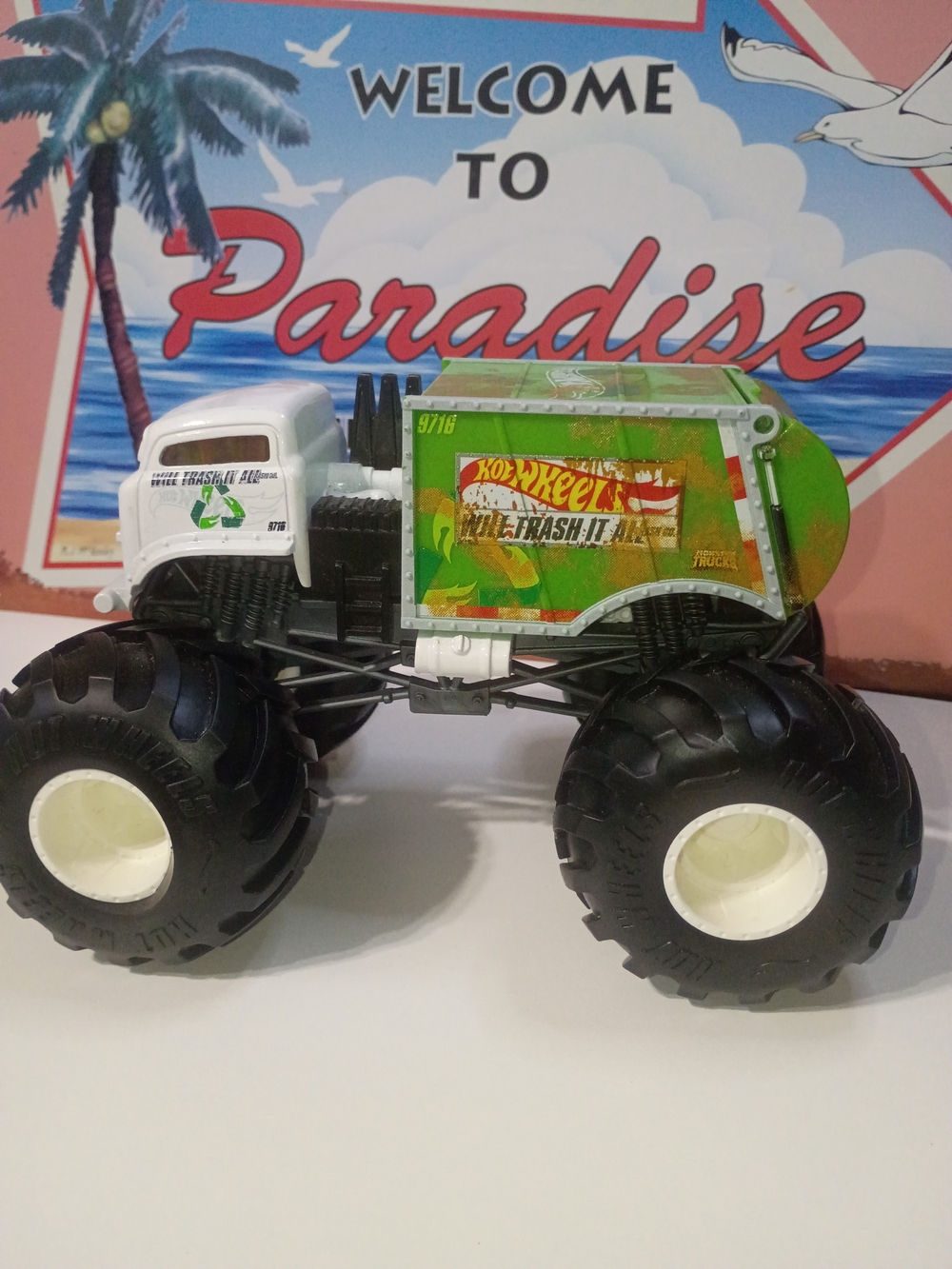 Hot Wheels Monster Jam Truck 1/24 Scale Will Trash It All Monster Truck